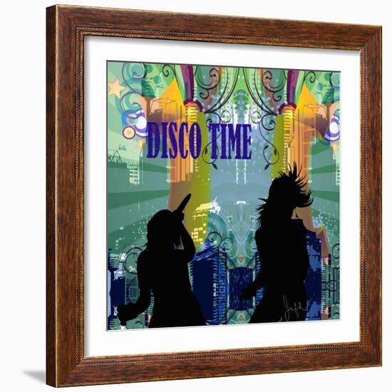 Disco Time-Jean-François Dupuis-Framed Art Print