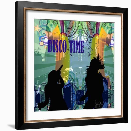 Disco Time-Jean-François Dupuis-Framed Art Print