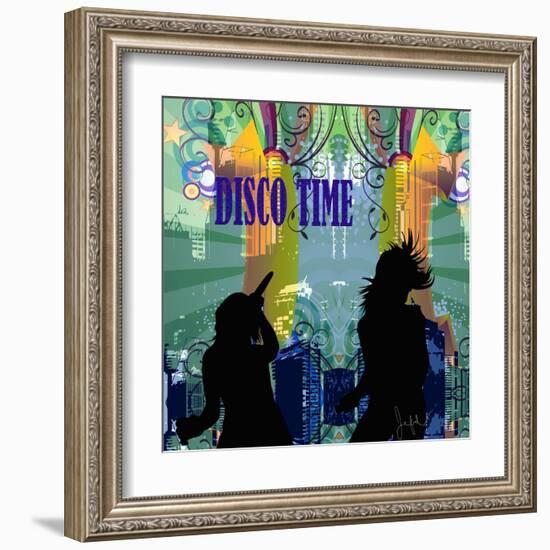 Disco Time-Jean-François Dupuis-Framed Art Print