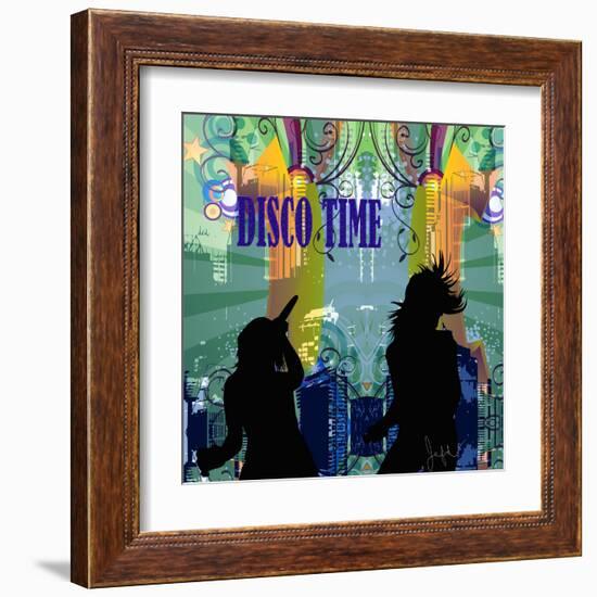 Disco Time-Jean-François Dupuis-Framed Art Print