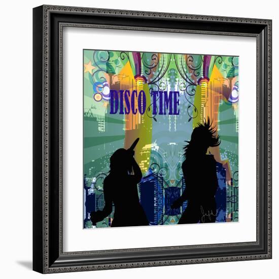 Disco Time-Jean-François Dupuis-Framed Art Print