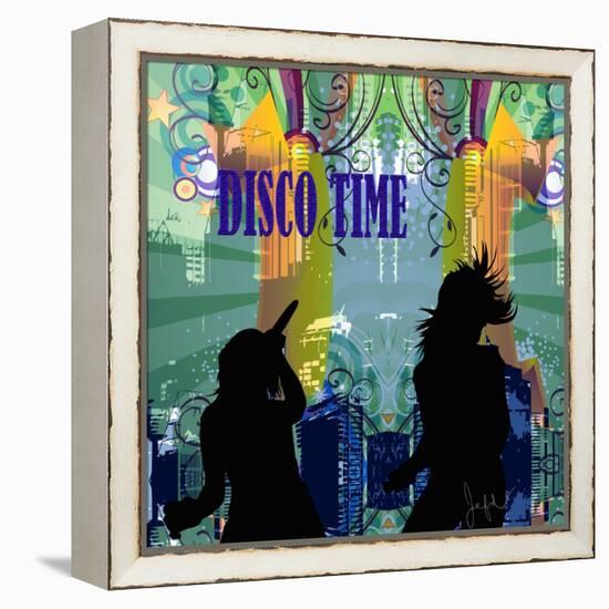 Disco Time-Jean-François Dupuis-Framed Stretched Canvas