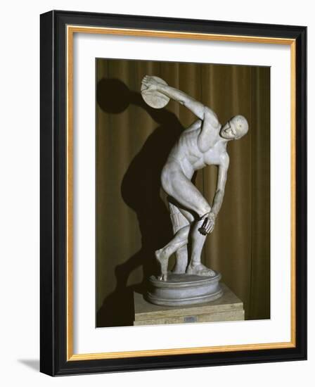 Discobolus-Myron-Framed Photo