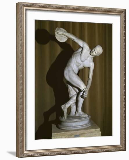 Discobolus-Myron-Framed Photo