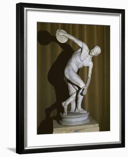 Discobolus-Myron-Framed Photo