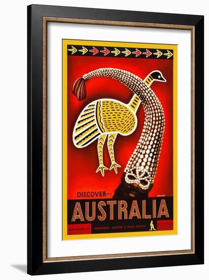 Discover Australia-Eileen Mayo-Framed Art Print