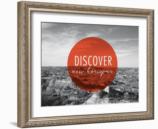 Discover New Horizons v2-Laura Marshall-Framed Art Print