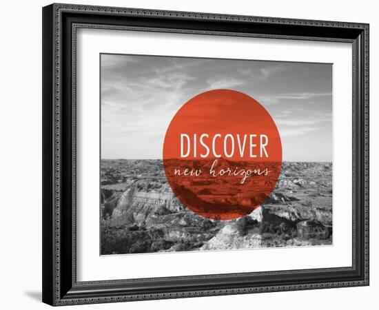 Discover New Horizons v2-Laura Marshall-Framed Art Print