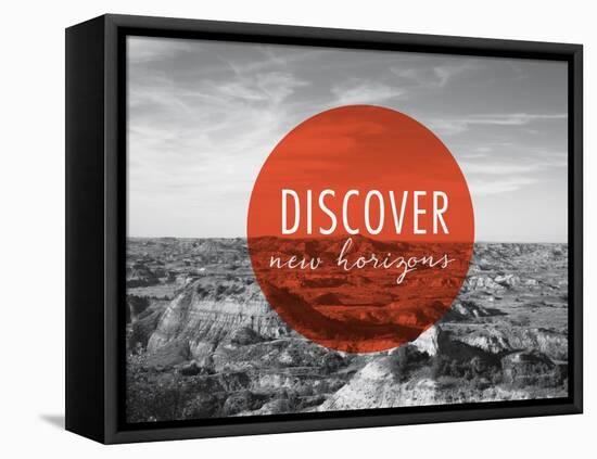 Discover New Horizons v2-Laura Marshall-Framed Stretched Canvas
