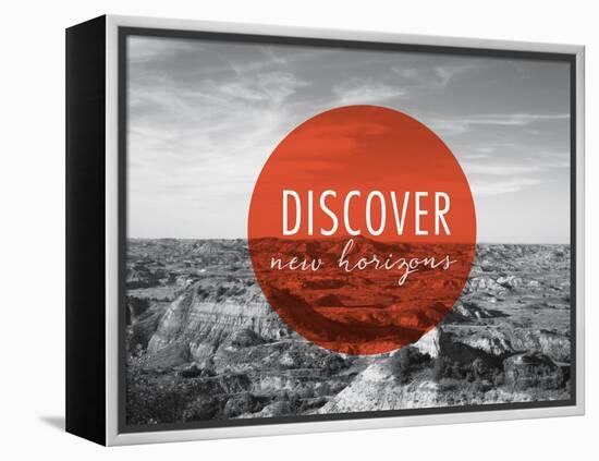 Discover New Horizons v2-Laura Marshall-Framed Stretched Canvas