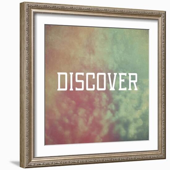 Discover-Vintage Skies-Framed Giclee Print