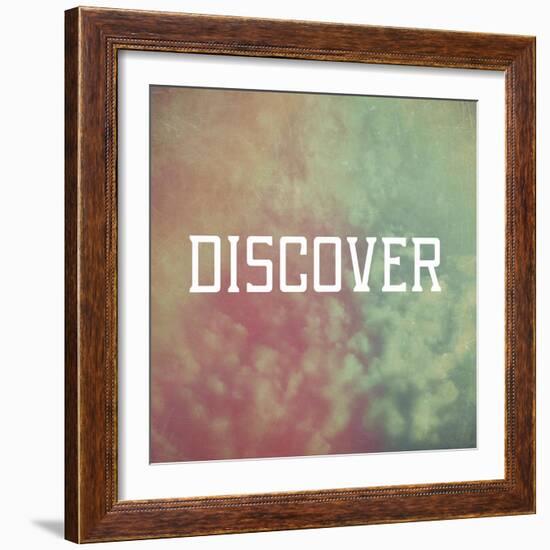 Discover-Vintage Skies-Framed Giclee Print