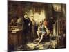 Discovering the Telescope, 1855-Edouard Ender-Mounted Giclee Print