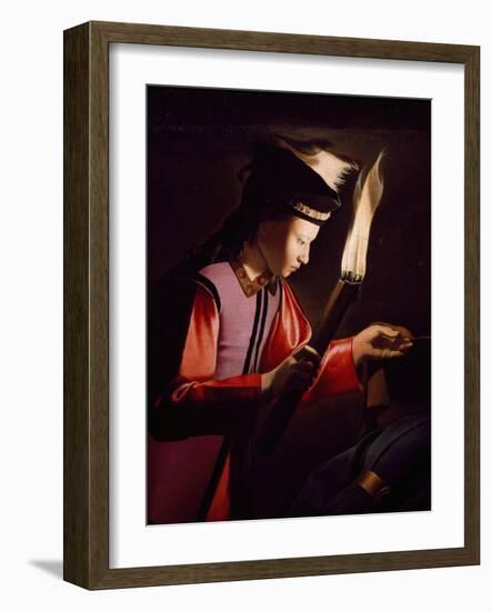 Discovery of Body of St Alexis-Georges de La Tour-Framed Giclee Print