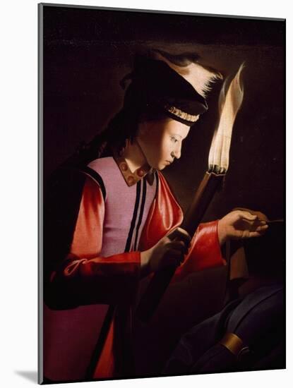 Discovery of Body of St Alexis-Georges de La Tour-Mounted Giclee Print