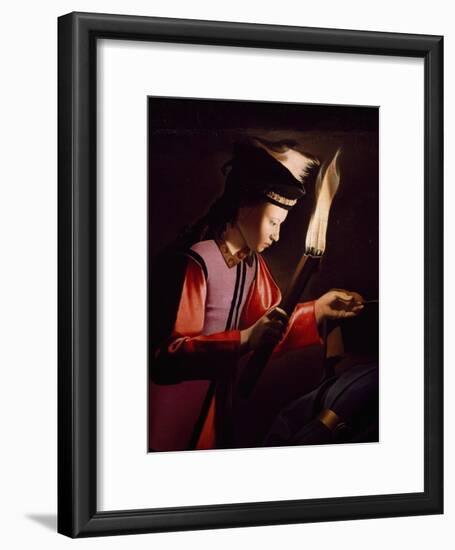 Discovery of Body of St Alexis-Georges de La Tour-Framed Giclee Print