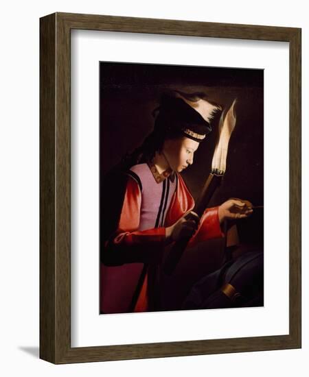 Discovery of Body of St Alexis-Georges de La Tour-Framed Giclee Print