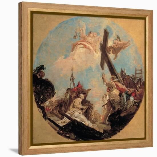 Discovery of the True Cross and St Helena-Tiepolo Giambattista-Framed Premier Image Canvas