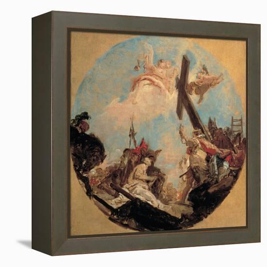 Discovery of the True Cross and St Helena-Tiepolo Giambattista-Framed Premier Image Canvas