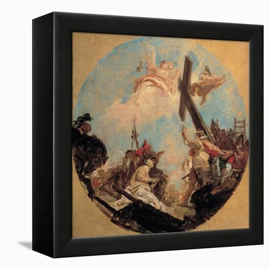 Discovery of the True Cross and St Helena-Tiepolo Giambattista-Framed Premier Image Canvas