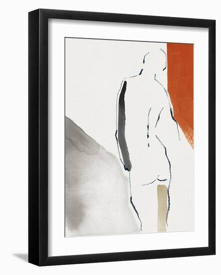 Discreet Delineation - Stance-Aurora Bell-Framed Giclee Print