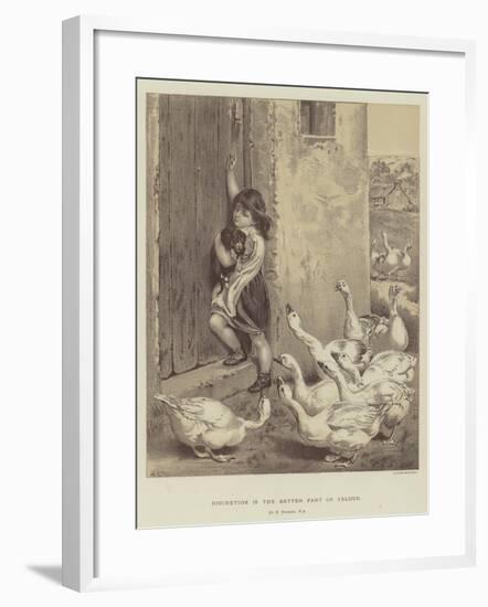 Discretion Is the Better Part of Valour-Briton Riviere-Framed Giclee Print