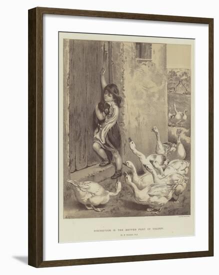 Discretion Is the Better Part of Valour-Briton Riviere-Framed Giclee Print