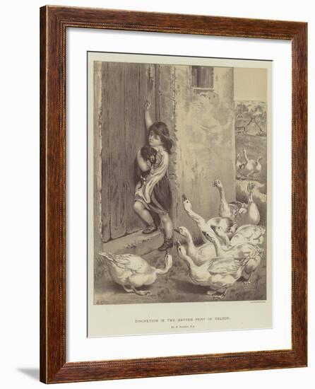 Discretion Is the Better Part of Valour-Briton Riviere-Framed Giclee Print