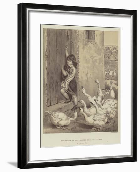 Discretion Is the Better Part of Valour-Briton Riviere-Framed Giclee Print
