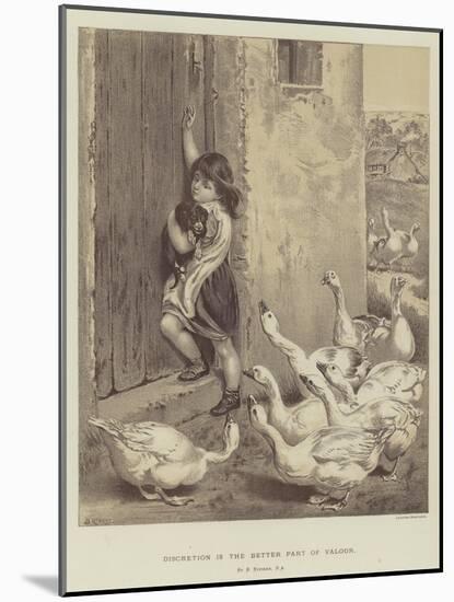 Discretion Is the Better Part of Valour-Briton Riviere-Mounted Giclee Print