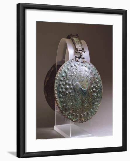 Discs from Bronze Armour, from Alfedena, Abruzzo, Italy, Piceno Civilization, 9th-3rd Century BC-null-Framed Giclee Print