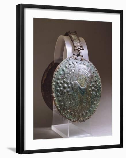 Discs from Bronze Armour, from Alfedena, Abruzzo, Italy, Piceno Civilization, 9th-3rd Century BC-null-Framed Giclee Print