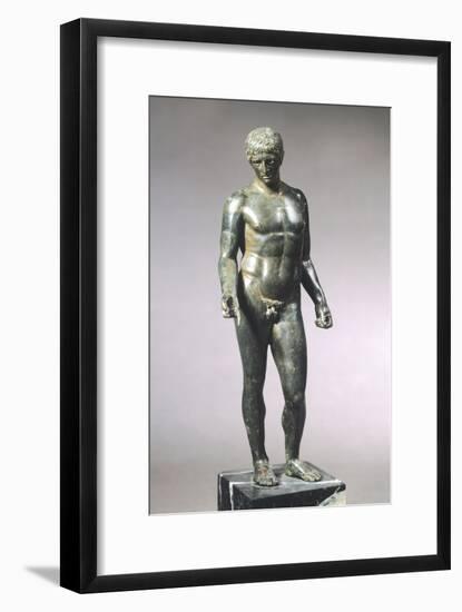 Discus Bearer, Bronze Statue-null-Framed Giclee Print