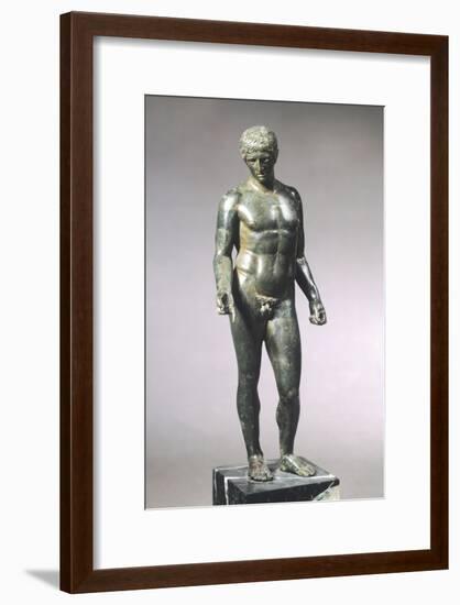 Discus Bearer, Bronze Statue-null-Framed Giclee Print