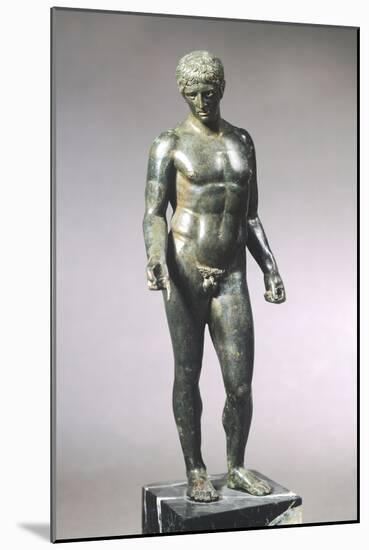 Discus Bearer, Bronze Statue-null-Mounted Giclee Print
