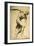 Discus Thrower, Drawing of a Classical Sculpture, C.1874-Evelyn De Morgan-Framed Giclee Print