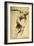 Discus Thrower, Drawing of a Classical Sculpture, C.1874-Evelyn De Morgan-Framed Giclee Print