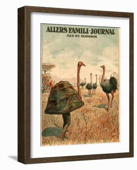 Disguise for Ostrich Pic-null-Framed Art Print