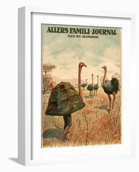 Disguise for Ostrich Pic-null-Framed Art Print