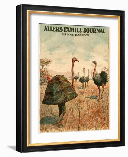 Disguise for Ostrich Pic-null-Framed Art Print