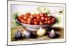 Dish of Cherries with Figs and Medlars-Giovanna Garzoni-Mounted Art Print