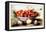 Dish of Cherries with Figs and Medlars-Giovanna Garzoni-Framed Stretched Canvas