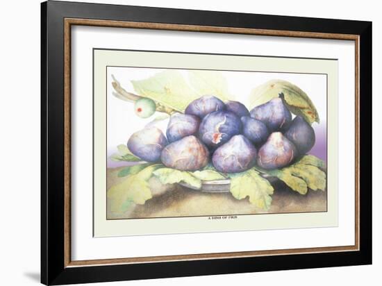 Dish of Figs-Giovanna Garzoni-Framed Art Print