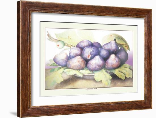 Dish of Figs-Giovanna Garzoni-Framed Art Print