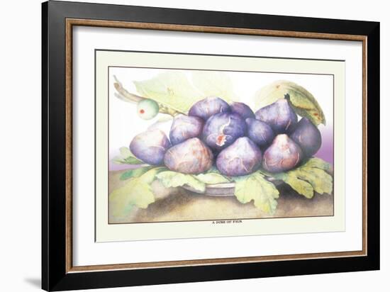 Dish of Figs-Giovanna Garzoni-Framed Art Print