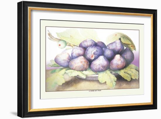 Dish of Figs-Giovanna Garzoni-Framed Art Print