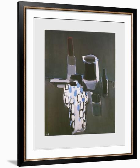 Dish, Pots and Bottles-Nicolas De Staël-Framed Art Print