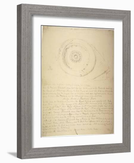 Dish thought to have been used by Princess Elizabeth in 1554, 1830-Anon-Framed Giclee Print