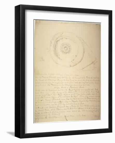 Dish thought to have been used by Princess Elizabeth in 1554, 1830-Anon-Framed Giclee Print