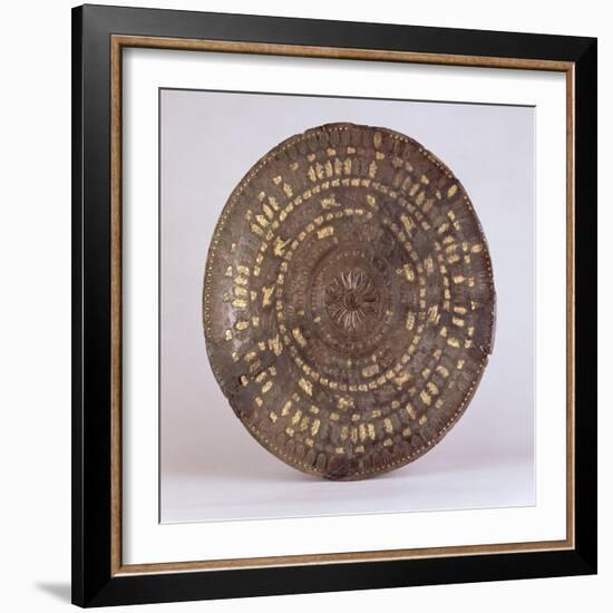 Dish with Ten Circles of Scythian Motifs, from Ziwiyeh, Iran, circa 7th Century BC-Scythian-Framed Giclee Print